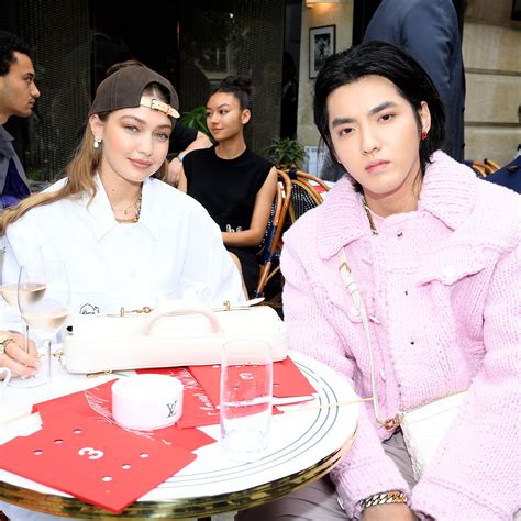 kris wu louis vuitton suit|Kris Wu Makes the Case for Granny Chic at Louis Vuitton.